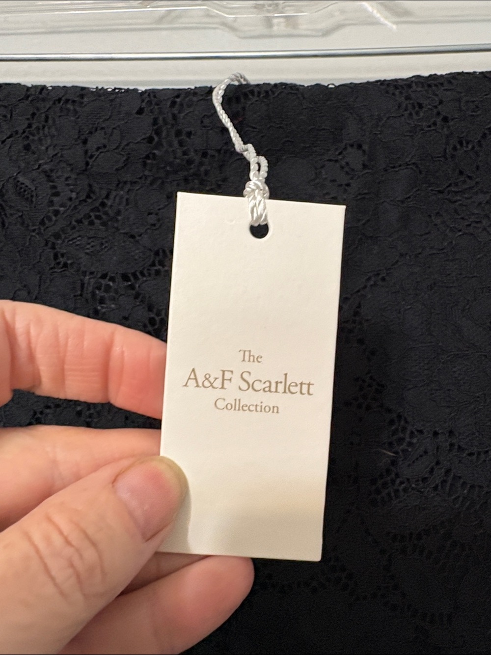 Abercrombie & Fitch Scarlett Lace Mini Skort Black Ultra High Rise NWT Small - Picture 5 of 7